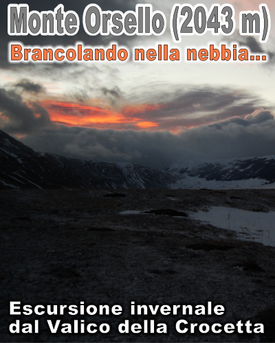 Monte Orsello dal Valico della Crocetta