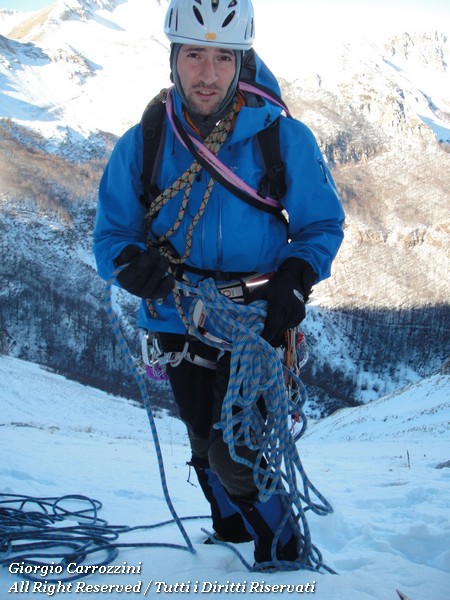 Monte Elefante, ultimo canalino parete nord