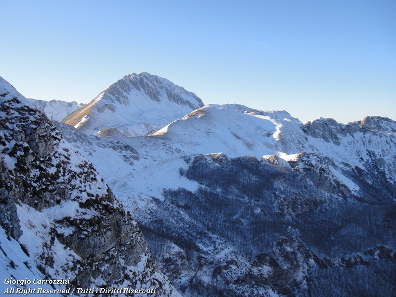 Monte Elefante, ultimo canalino parete nord