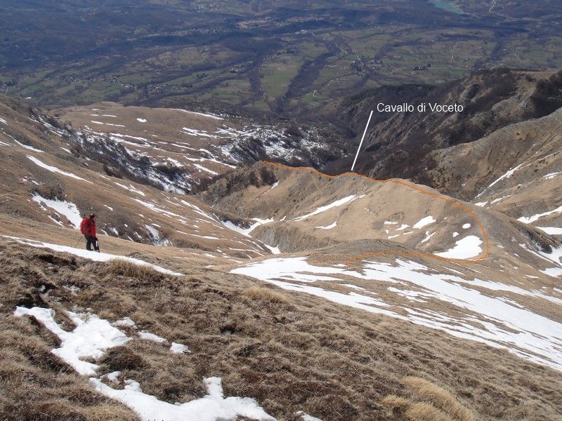 Cima Lepri (2445 m) e Peschio Palombo da Voceto