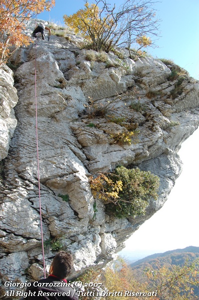 Arrampicare a Monte Guadagnolo