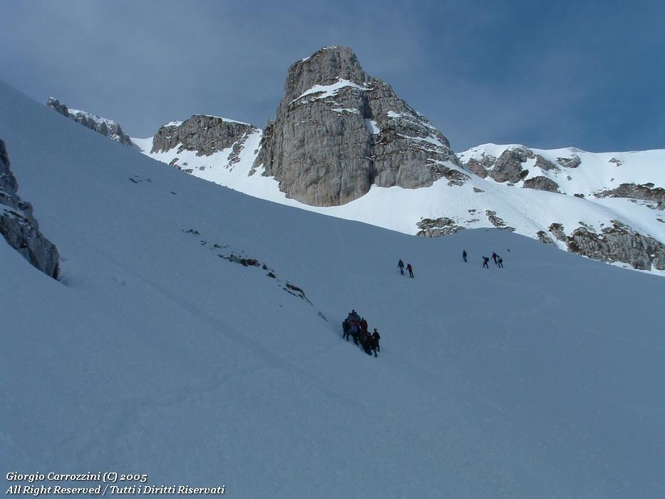 Monte Terminillo per il Canalone Centrale