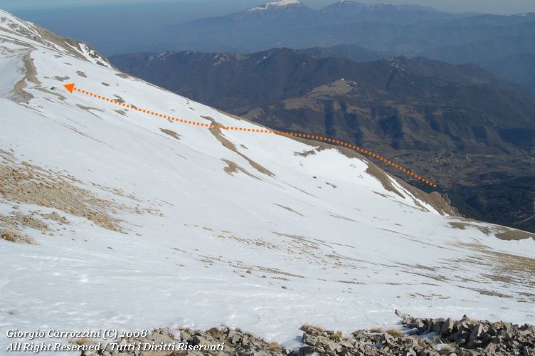 Cima del Lago e Punta di Prato Pulito per il Canalone dei Mezzi Litri