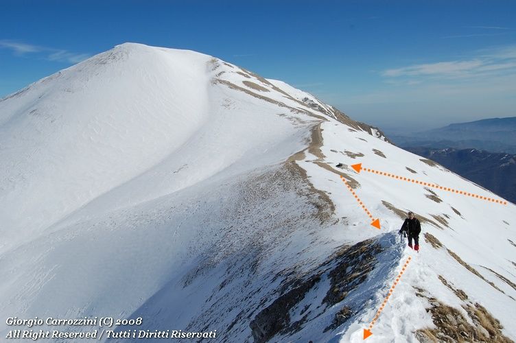 Cima del Lago e Punta di Prato Pulito per il Canalone dei Mezzi Litri