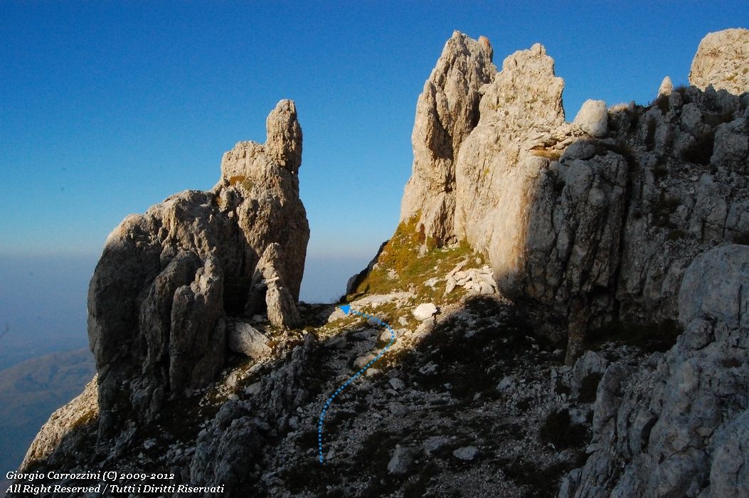 Cresta del Malecoste da Campo Imperatore