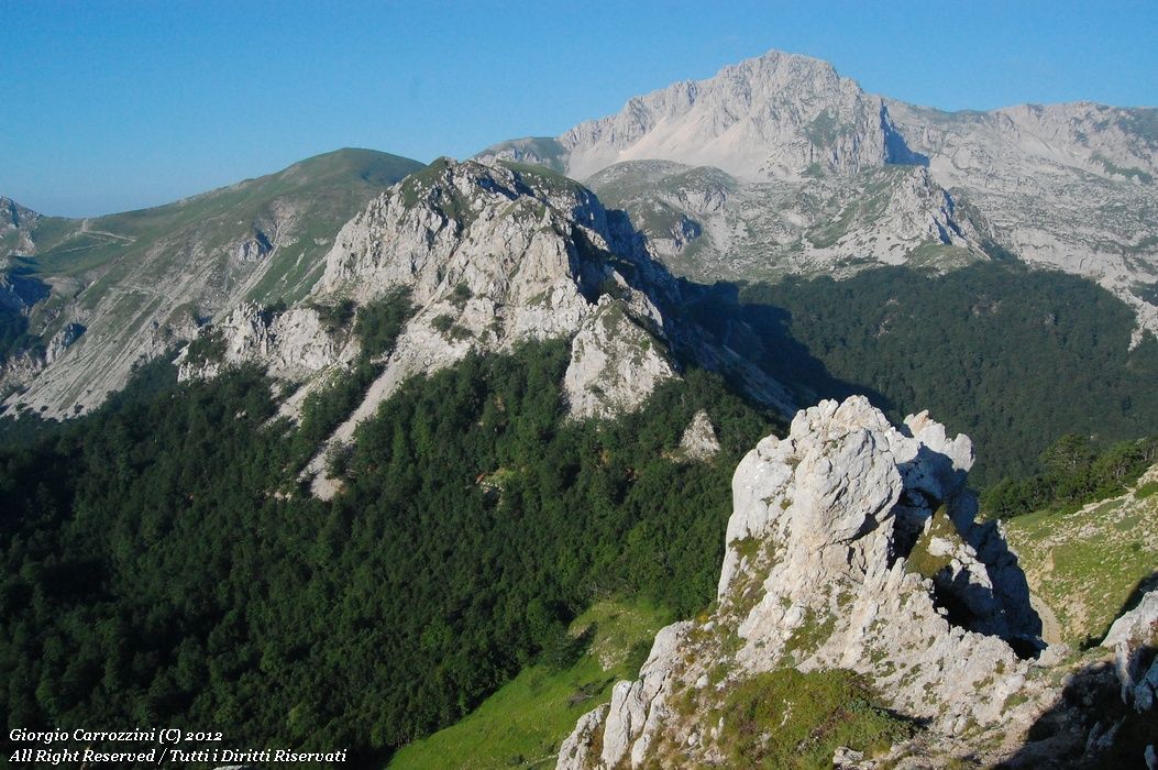 Monte di Cambio e Monte Porcini dalla Sella di Leonessa