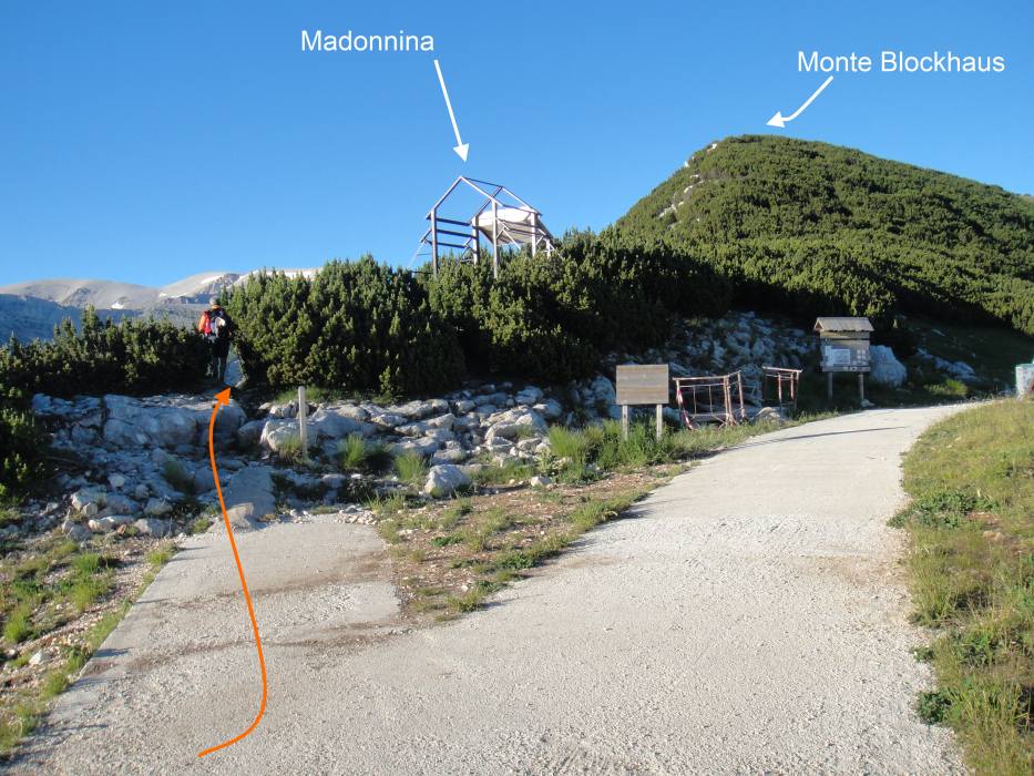 Cima delle Murelle (2596 m) dal Rifugio Pomilio