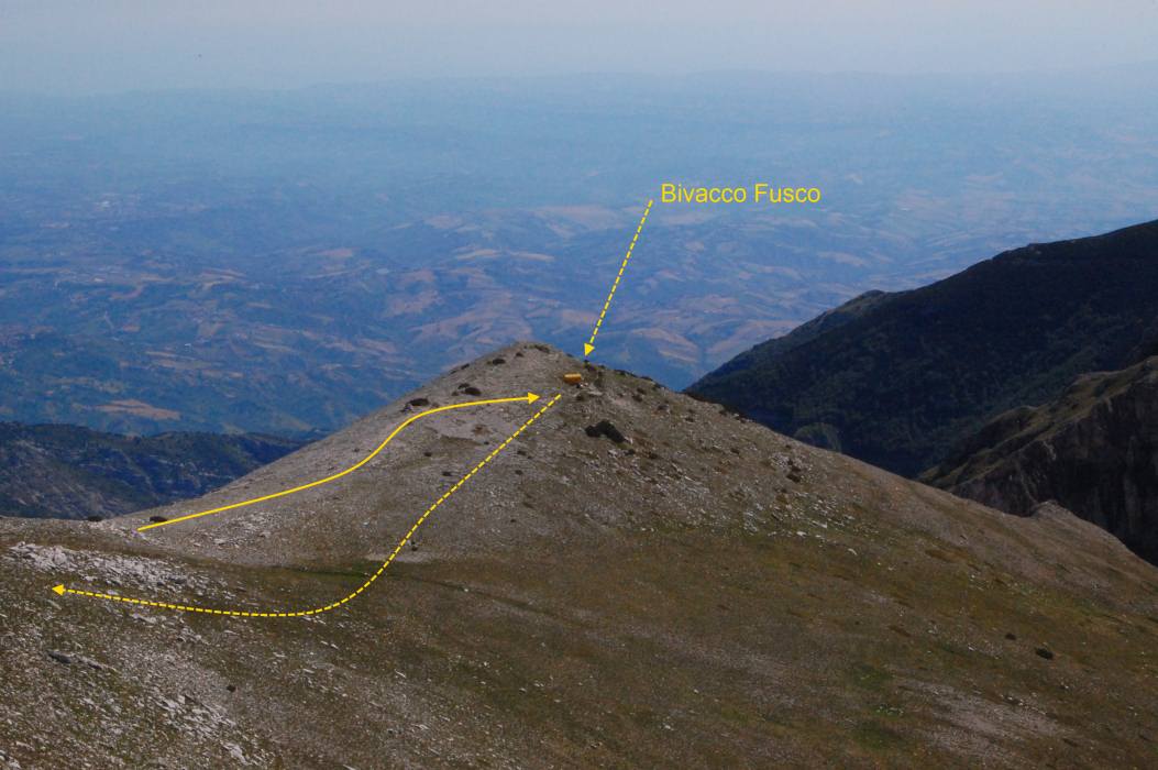 Cima delle Murelle (2596 m) dal Rifugio Pomilio