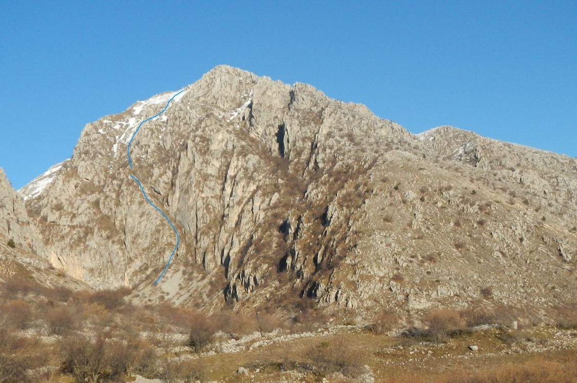 Costa della Sentina (Alpinistica PD-)