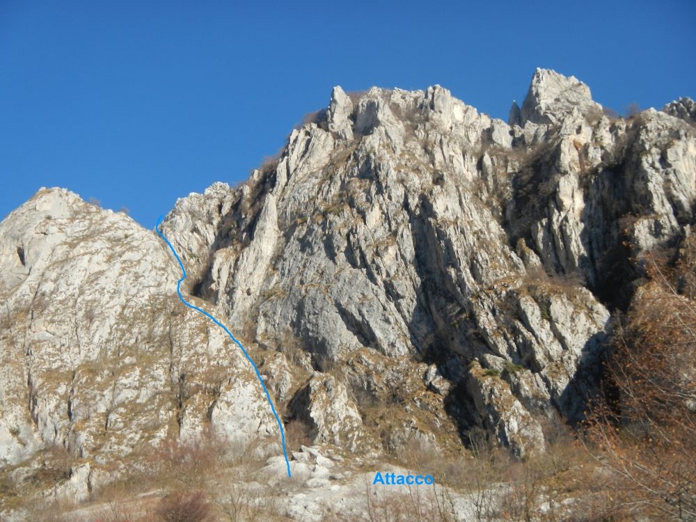 Costa della Sentina (Alpinistica PD-)