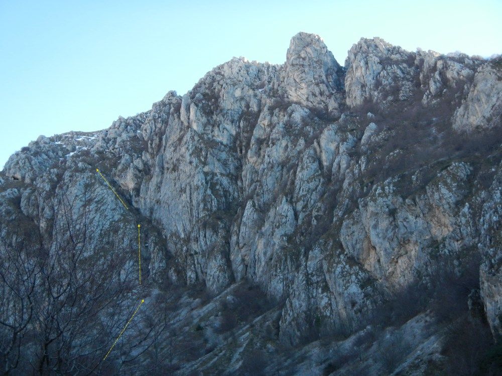 Costa della Sentina (Alpinistica PD-)