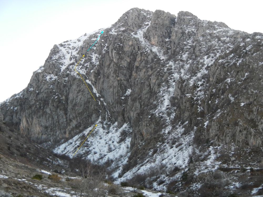 Costa della Sentina (Alpinistica PD-)