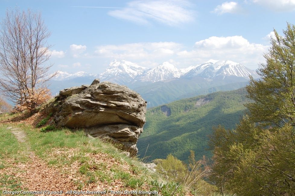 Cime della Laghetta dalle Cascate delle Cento Fonti