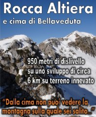 Rocca Altiera e Cima di Bellaveduta