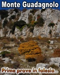 Arrampicare a Monte Guadagnolo