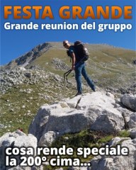 Festeggiare 200 cime con gli amici che contano