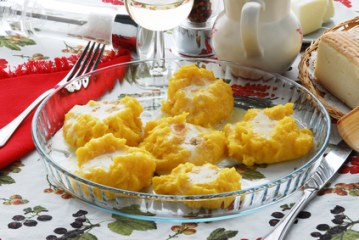 Polenta al Forno  con Fontina